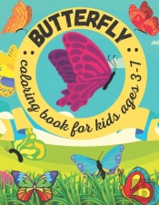 Butterfly Coloring Book For Kids Ages 3-7