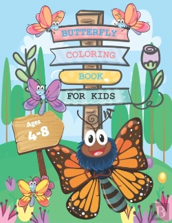 Bertrand.pt - Butterfly Coloring Book For Kids Ages 4-8
