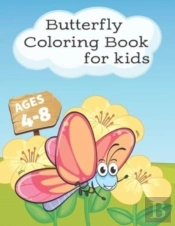 Butterfly Coloring Book For Kids Ages 4-8