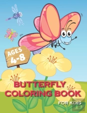 Butterfly Coloring Book For Kids Ages 4-8