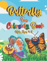 Butterfly Coloring Book For Kids Ages 4-8