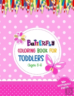 Bertrand.pt - Butterfly Coloring Book For Toddlers Ages 3-6