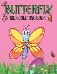 Butterfly Kids Coloring Book