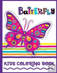 Butterfly Kids Coloring Book