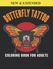Butterfly Tattoo Coloring Book For Adults