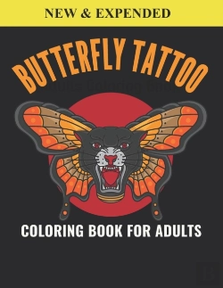 Bertrand.pt - Butterfly Tattoo Coloring Book For Adults