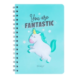 Bertrand.pt - Caderno A5 3D Unicorn - Notebook