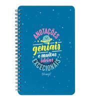 Caderno A5 - Anotações Geniais e Muitas Ideas Excecionais