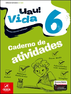 Bertrand.pt - Caderno de Atividades - UAU! Vida 6 -  Ciências Naturais - 6.º Ano