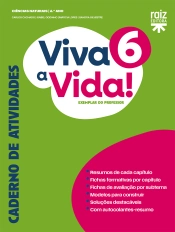 Caderno de atividades - Viva a Vida! 6 - Ciências Naturais - 6.º ano