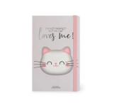 Caderno Pautado Médio - I´m Not Perfect But My Cat Loves Me!