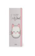 Caderno Pautado Médio - I´m Not Perfect But My Cat Loves Me!