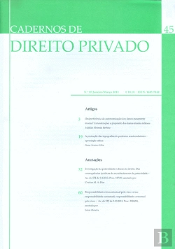Bertrand.pt - Cadernos de Direito Privado Nº 45
