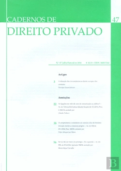 Bertrand.pt - Cadernos de Direito Privado Nº 47