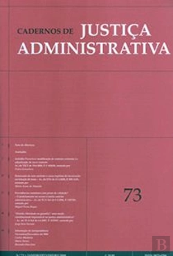 Bertrand.pt - Cadernos de Justiça Administrativa - N.º 73