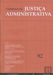 Cadernos de Justiça Administrativa N.º 92