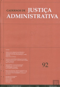Bertrand.pt - Cadernos de Justiça Administrativa N.º 92