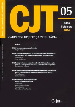 Bertrand.pt - Cadernos de Justiça Tributária Nº 05