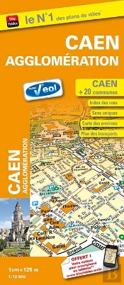 Caen Agglomeration (14) - Plan De Ville - 1/12500
