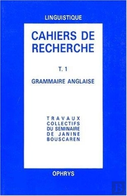 Bertrand.pt - Cah. Recher. Gram. Ang. I