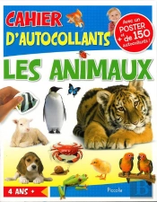 Cahier D'Autocollants/Les Animaux