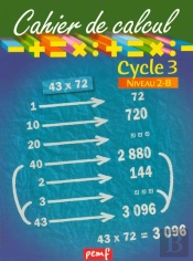 Cahier De Calcul ; Cycle 3, Niveau 2-B