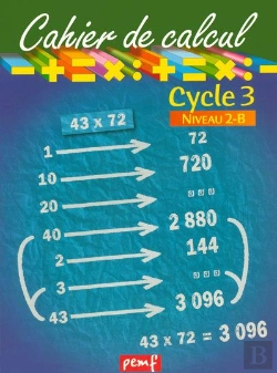 Bertrand.pt - Cahier De Calcul ; Cycle 3, Niveau 2-B