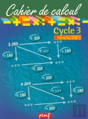 Cahier De Calcul ; Cycle 3, Niveau 2-E