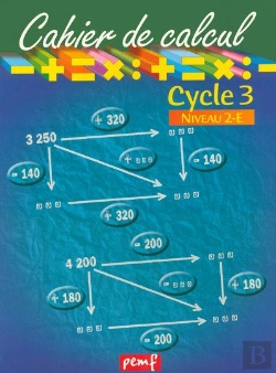 Bertrand.pt - Cahier De Calcul ; Cycle 3, Niveau 2-E