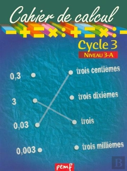 Bertrand.pt - Cahier De Calcul ; Cycle 3, Niveau 3-A