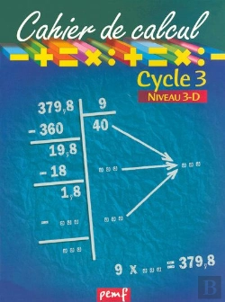 Bertrand.pt - Cahier De Calcul ; Cycle 3, Niveau 3-D