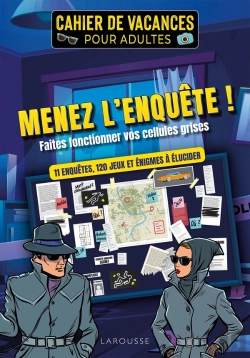 Bertrand.pt - Cahier De Vacances Adulte : Menez L'Enquête ! Faites Fonctionner Vos Cellules Grises