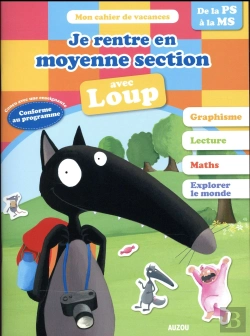 Bertrand.pt - Cahier De Vacances - Je Rentre En Moyenne Section Avec Loup