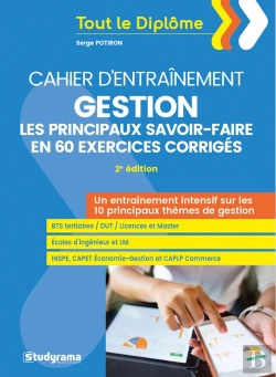 Bertrand.pt - Cahier D'Entraînement Gestion : Les Principaux Savoir-Faire En 60 Exercices (2e Édition)