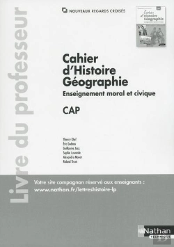 Bertrand.pt - Cahier D'Histoire Et Geographie Cap (Nouveaux Regards Croises) Professeur 2018