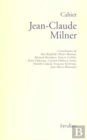 Cahier Jean Claude Milner
