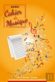 Cahier Musique Bloc 12 Port : Cahier De Musique Bloc 12 Portées Perforées