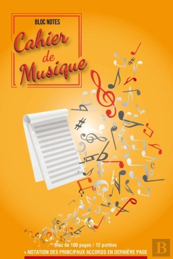 Bertrand.pt - Cahier Musique Bloc 12 Port : Cahier De Musique Bloc 12 Portées Perforées