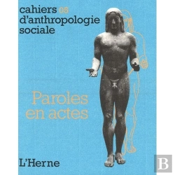 Bertrand.pt - Cahiers D'Anthropologie Sociale Tome 5 : Paroles En Actes