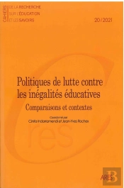 Cahiers De La Recherche : Cahiers De La Recherche Sur L'Éducation Et Les Savoirs 20/2021 : Politiques De Lutte Contre Les Inégalités Éducatives. Comparaisons Et Contextes