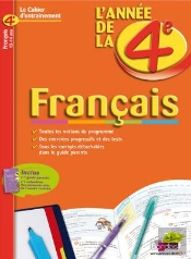 Cahiers De L'Année De Français ; 4ème ; Cahier D'Entraînement 13-14 Ans