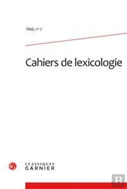 Bertrand.pt - Cahiers De Lexicologie. 1960, N  2
