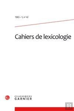 Bertrand.pt - Cahiers De Lexicologie. 1983-1, N  42
