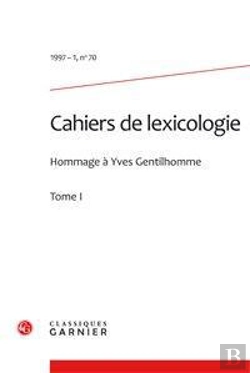 Bertrand.pt - Cahiers De Lexicologie. 1997-1, N  70