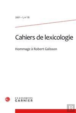 Bertrand.pt - Cahiers De Lexicologie. 2001-1, N  78