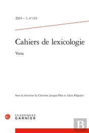 Cahiers De Lexicologie