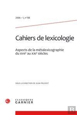 Bertrand.pt - Cahiers De Lexicologie