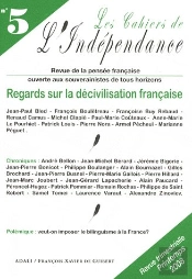 Cahiers De L'Indépendance Tome 5