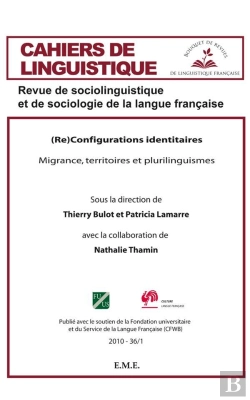 Bertrand.pt - Cahiers De Linguistique Reconfigurations Identitaires