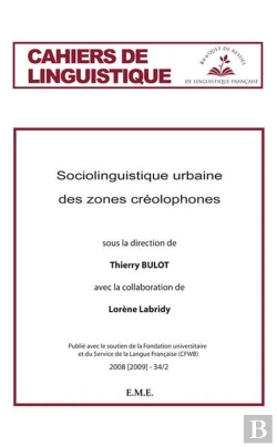 Bertrand.pt - Cahiers De Linguistique ; Revue De Sociolinguistique Du Français. 2008-2